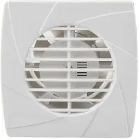 Artic Luchtafzuiger 20W – Ø120mm Wit - Compact & Stil - Badkamer Ventilator - Luchtstroomcapaciteit: 150 m³/u - Inclusief montagemateriaal