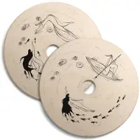Creative Cables Speciale Editie Houten Ufo-scheidingswand Door Illustratoren Dubbelzijdig Italiaans 33 Cm