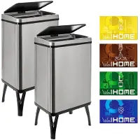 Wellhome Slimme Prullenbakken 40l 2 Eenheden