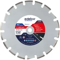 Edelco Diamantschijf Voor Asfalt A4 300x25 Mm