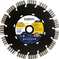 Edelco U5 Snelheid Universele Constructie Diamant Schijf 300x20 Mm