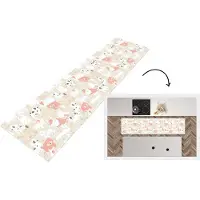 KitchenYeah Keukenloper - Loper keuken - Patronen - Hond - Hondenvoer - 200x50 cm - Keukenloper vinyl