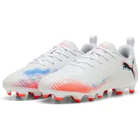 Puma Sportschoen 'Future 8 Play' azuur / lichtoranje / zwart / wit