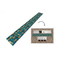 KitchenYeah Keukenloper - Keukenmat - Patronen - Tiger - Planten - 400x50 cm - Keuken vloerkleed