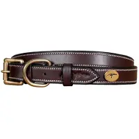 Dyon Flat Leather Hondenhalsband