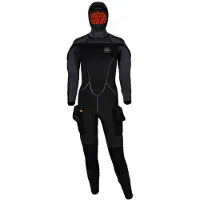 Apeks Thermiq Adv 8/7 Mm Woman Diving Wetsuit Zwart 2XL Vrouw