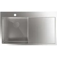 CATA Cbs-1 40-40 D R10 Spoelbak Met Afdruiprek
