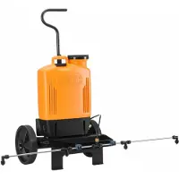 Volpi Pro-line Elettrolithium-sproeier Met Trolley En Herbicidenstang 15l
