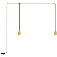 Creative Cables F-snake Eiva Buitenlamp Met 2 Draagbare Lampen Zonder Lamp