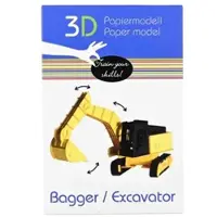 Fridolin 3D bouwpakket karton graafmachine