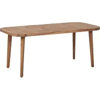 Beliani PARAGGI - Tuintafel-Lichte houtkleur-FSC gecertificeerd acaciahout