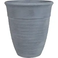 Beliani KATALIMA - Plantenbak - Grijs - 43 cm - Polyresin