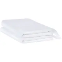 Beliani ATIU - Handdoek set van 2 - Wit - Katoen