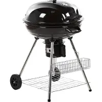 Beliani MARAPI - Houtskoolgrill - Zwart - Staal