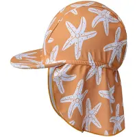 Swim Essentials | Oranje Zeesterren UV Zonnepetje 2-4 jaar
