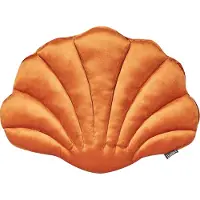 Beliani CONSOLIDA - Sierkussen - Oranje - Fluweel