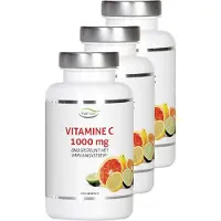 Nutrivian | Vitamine C 1000mg + Bioflavonoïden | 100 Tabletten | 3 stuks | 3 x 100 stuks