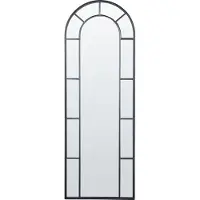 Beliani CROSSES - Wandspiegel - Zwart - 60 x 170 cm - Metaal