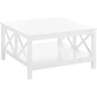 Beliani LOTTA - Salontafel - Wit - MDF