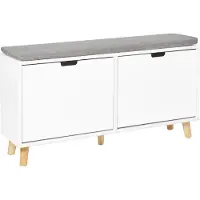 Beliani MINERAL - Schoenenkast - Wit - MDF