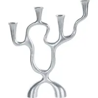 Beliani FAMOES - Kaarshouder - Zilver - IJzer
