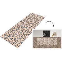 KitchenYeah Keukenloper - Loper keuken - Schelpen - Strand - Patronen - 150x50 cm - Keukenloper vinyl