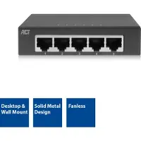 ACT Gigabit switch | | 5 poorten (1 Gbps)