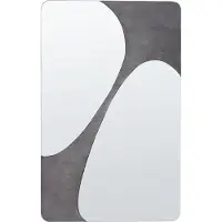 Beliani ORMES - Wandspiegel - Grijs - 70 x 110 cm - Glas