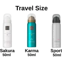 RITUALS - Combi Set - Travel Shower Gels - Sakura 50 ml + Karma 50 ml + Sport 50 ml - 3X 50 ml = 150 ml - Douchegels - Doucheschuim - Travel Size