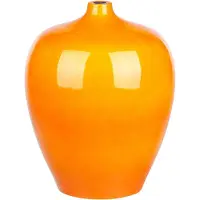 Beliani TERRASA - Bloemenvaas - Oranje - 27 cm - Terracotta
