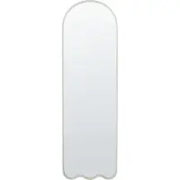 Beliani BUSSY - Wandspiegel - Wit - 45 x 145 cm - Metaal