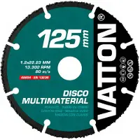 Vatton 125 Mm Multimateriaal Doorslijpschijf