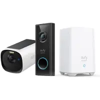 Eufy Security S220 Video Deurbel + eufyCam E40 2K solar camera - Inclusief HomeBase 2 - Bundelvoordeel