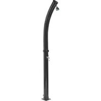 Beliani ENGABAO - Buitendouche op zonne-energie - Zwart - PVC