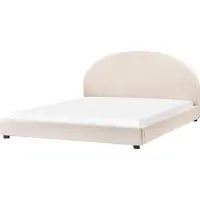 Beliani VAUCLUSE - Waterbed - Lichtbeige - 180 x 200 cm - Polyester