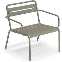 Emu Star Loungestoel Staal 2 stuks