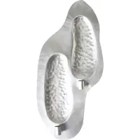 Beliani PENICHE - Wandkandelaar - Zilver - IJzer