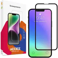 Accezz Gehard Glas Full Cover Screenprotector voor de Apple iPhone 13 Mini
