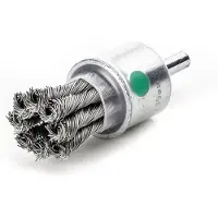Lessmann Roestvrij Staal Gedraaide Draad Pinnenborstel 22mm