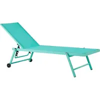 Beliani PORTOFINO - Strandstoel - Groen - Aluminium