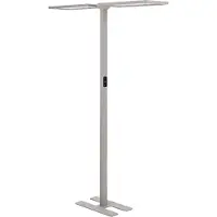 Beliani SCULPTOR - Staande lamp - Zilver - Aluminium