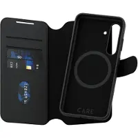 CARE by PanzerGlass Tango 2 in 1 Wallet Case MagSafe voor de Samsung Galaxy S24 - Black
