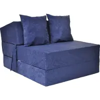 Viking Choice Opvouwbaar matras - 1 persoons - 70x200x15 cm - navy blauw