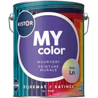 Histor MY color Muurverf Zijdemat RAL 9016 | Verkeerswit 2.5L
