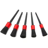 HBM 5 Delige Interieur Kwastenset, Velgenkwasten voor Car Detailing