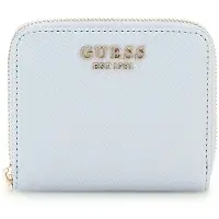 GUESS portemonnee Laurel II SLG Small Zip Around Wallet Misty Blue Lichtblauw
