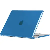 Mobigear Laptophoes geschikt voor Apple MacBook Air 13 Inch (2022-2026) Hoes Hardshell Laptopcover MacBook Case | Crystal Case - Donkerblauw - Model A2681 / A3113 / A3240 / A3449
