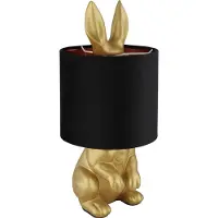 Globo Lighting - tafellamp - RABBIT - goud - kunststof - Ø 18cm - E27 - 21633G