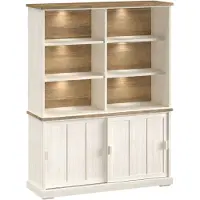 Profijt Meubel Boekenkast Eldora 210x143x50 cm 2 schuifdeuren