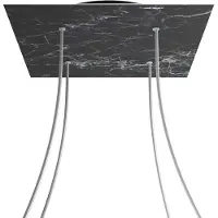 Creative Cables Krovnq404f104 Xxl Rose-one Square Marquina Marmer Rozenset